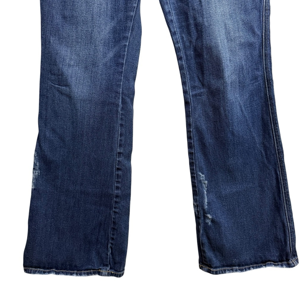 KanCan Bootcut Jeans Size 13/30 Distressed Medium Wash Stretch Denim - Picture 3 of 9